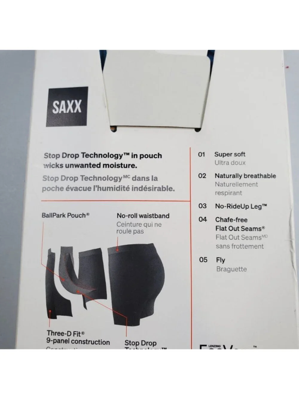 SAXX Vibe Xtra Soft Comfort Boxer Briefs Men Size XL NWT Underwear Hazy Sunset